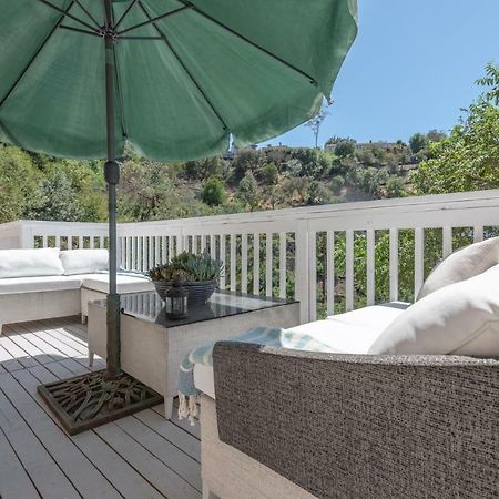 Modern Guest House Nestled In The Hollywood Hills With Huge Deck And Wow Views! Los Angeles Eksteriør bilde