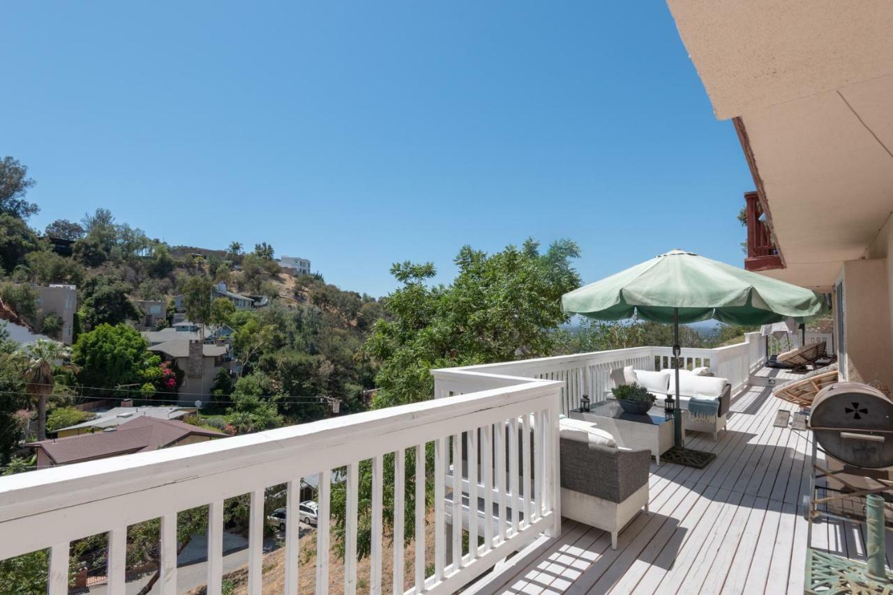 Modern Guest House Nestled In The Hollywood Hills With Huge Deck And Wow Views! Los Angeles Eksteriør bilde