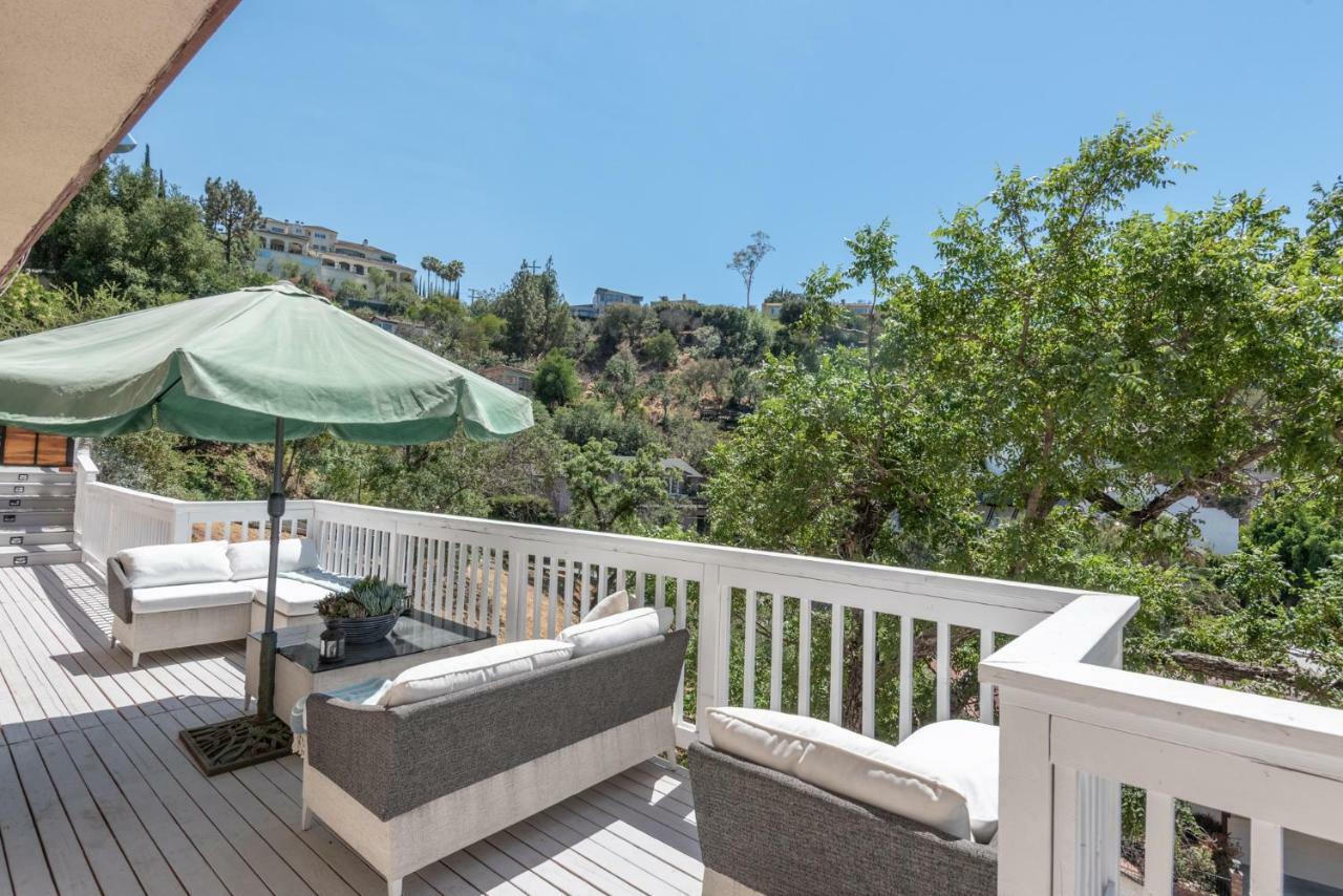 Modern Guest House Nestled In The Hollywood Hills With Huge Deck And Wow Views! Los Angeles Eksteriør bilde