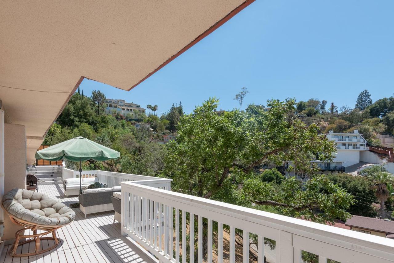 Modern Guest House Nestled In The Hollywood Hills With Huge Deck And Wow Views! Los Angeles Eksteriør bilde